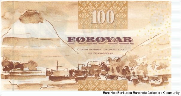 Banknote from Denmark year 2001