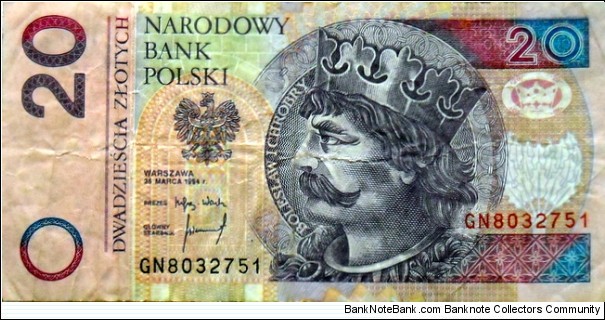 20 złotych
GN8032751 Banknote