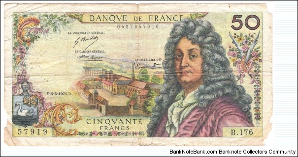 50 Francs(1971) Banknote