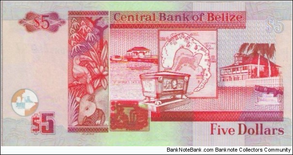 Banknote from Belize year 2009