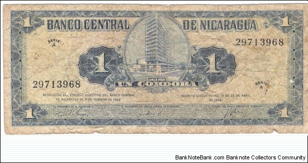 1 Cordoba Banknote