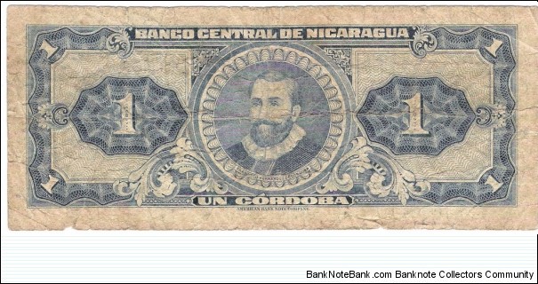 Banknote from Nicaragua year 1962