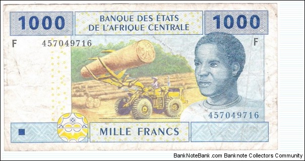 1000 Francs(Equatorial Guinea 2002) Banknote
