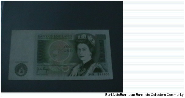 United Kingdom, 1 pound 1981 Banknote