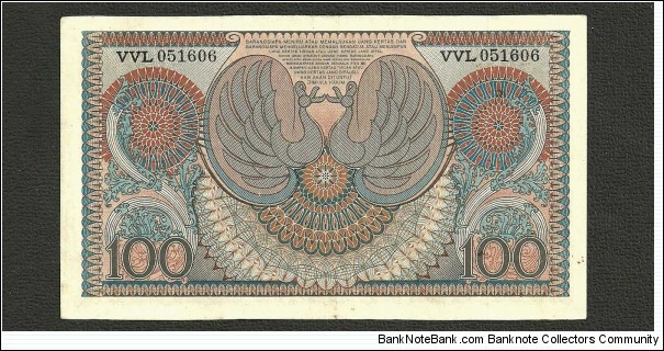 Banknote from Indonesia year 1952