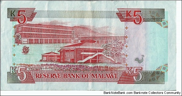 Banknote from Malawi year 1990