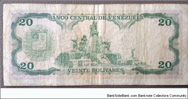 Banknote from Venezuela year 1989