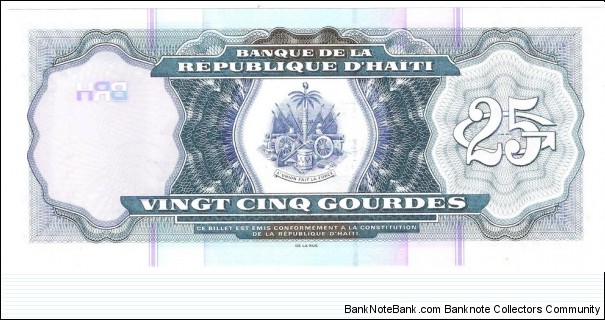 Banknote from Haiti year 2009