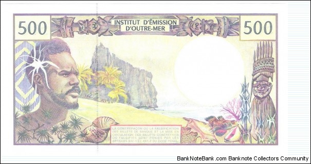 Banknote from French Polynesia year 1992