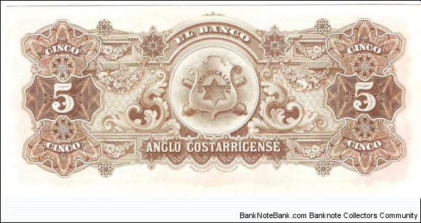 Banknote from Costa Rica year 1903