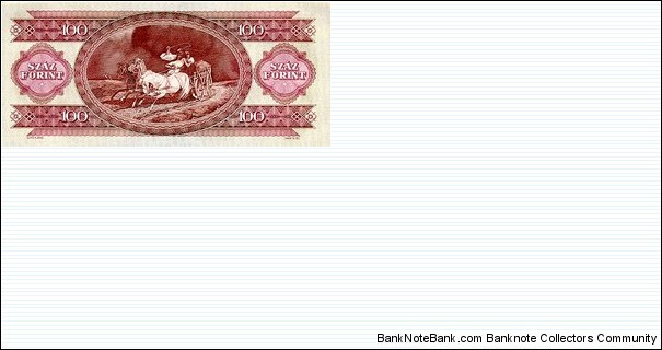 Banknote from Hungary year 1984