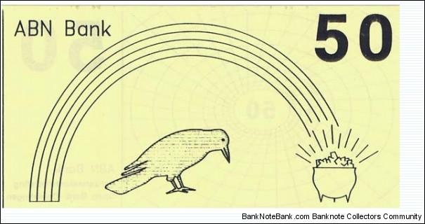 ABN Bank 50 Testgeld bird Banknote
