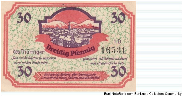 Banknote from Germany year 0