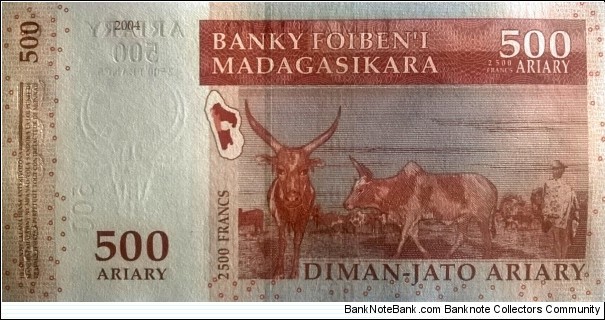 Banknote from Madagascar year 0