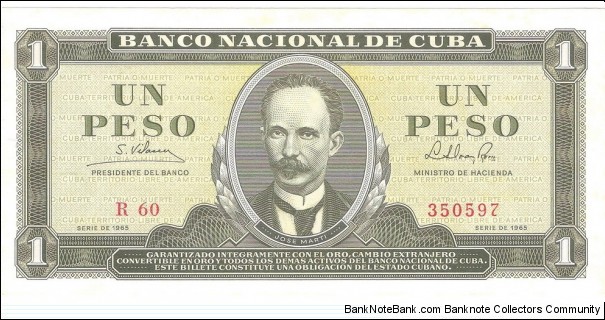 1 Peso(1965) Banknote