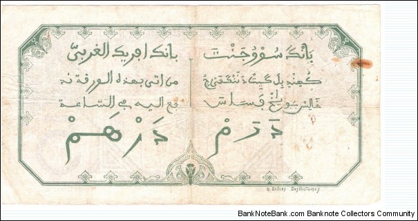 Banknote from West African States year 1932