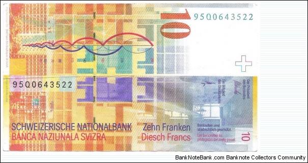 Banknote from Switzerland year 1995