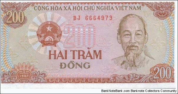 200 Dong Banknote