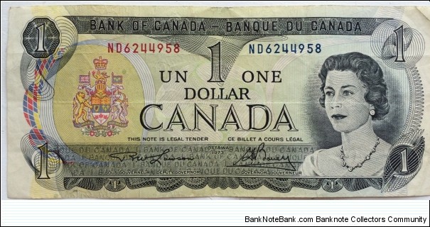 1 Dollar Ottawa Banknote