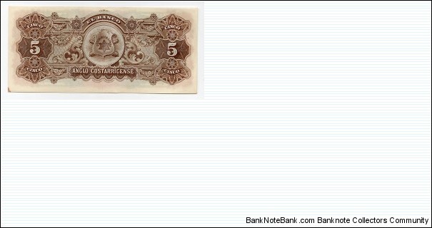 Banknote from Costa Rica year 1911