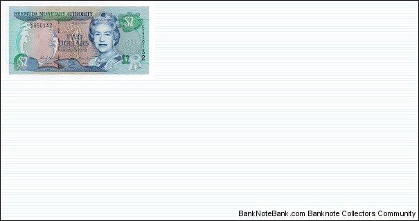 2 Dollars Bermuda Monetary Authority Banknote