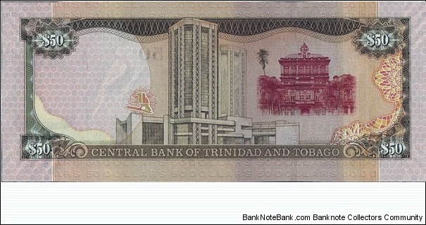 Banknote from Trinidad and Tobago year 2012