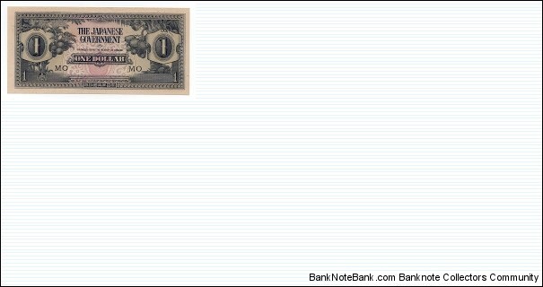 1 Dollar Japanese Invasion of Malaya Banknote