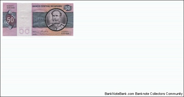 50 Cruzeiros Banco Central de Brasil Banknote