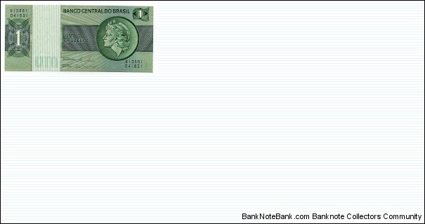 1Cruzeiro Banco Central de Brasil Banknote
