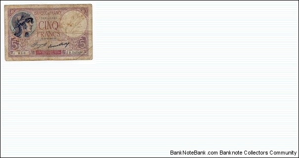 5 Francs Banknote