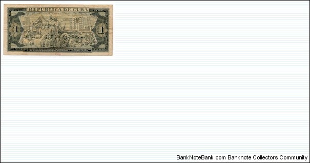 Banknote from Cuba year 1968