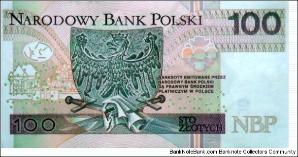 Banknote from Poland year 2012