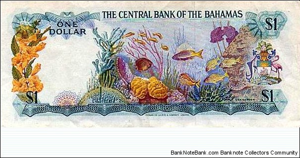 Banknote from Bahamas year 1974