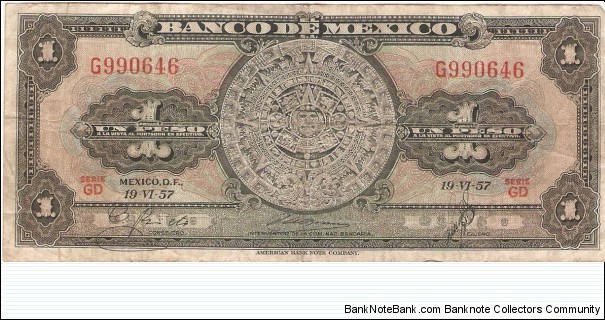 1 Peso Banknote