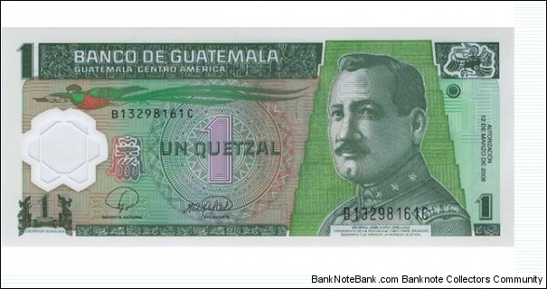 Guatemala 1 Quetzal  Banknote