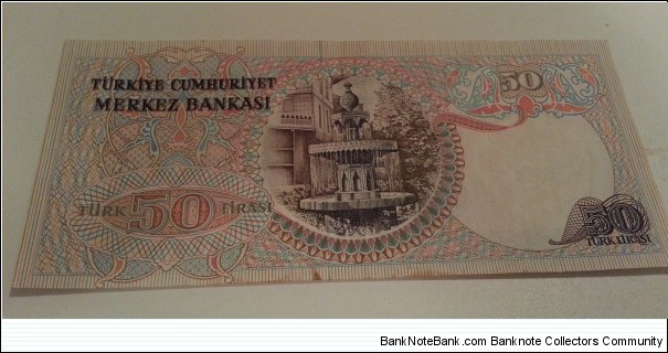 Banknote from Turkey year 1976