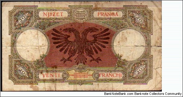 Banknote from Albania year 1945