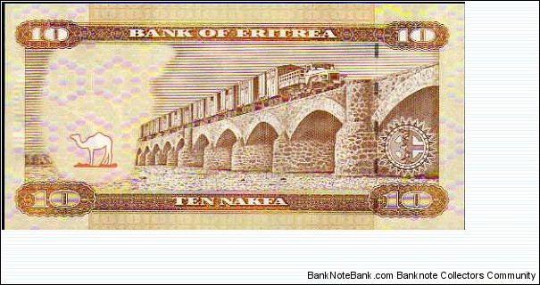 Banknote from Eritrea year 2012