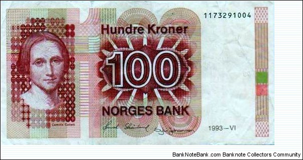 Norges Bank - 100 Kroner Banknote