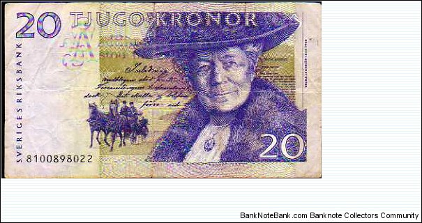 20 Kronor__
pk# 63 a Banknote