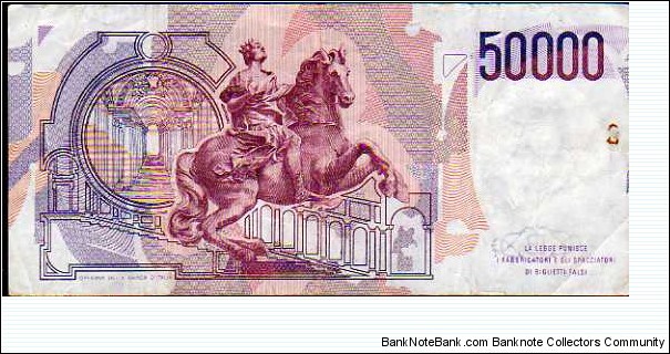 Banknote from Italy year 1984