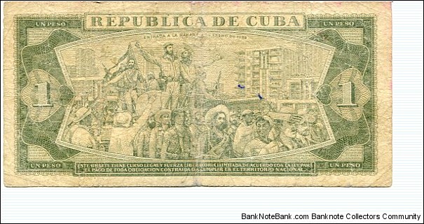 Banknote from Cuba year 1979