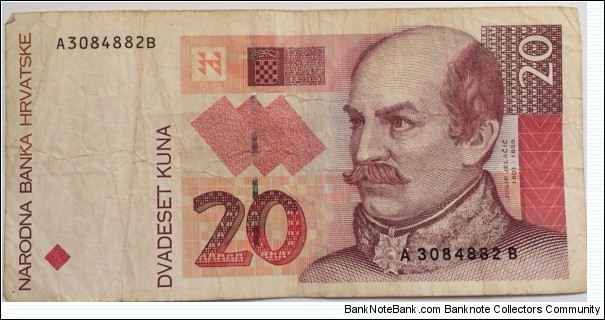 20 kuna Banknote