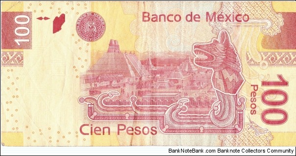 Banknote from Mexico year 2012