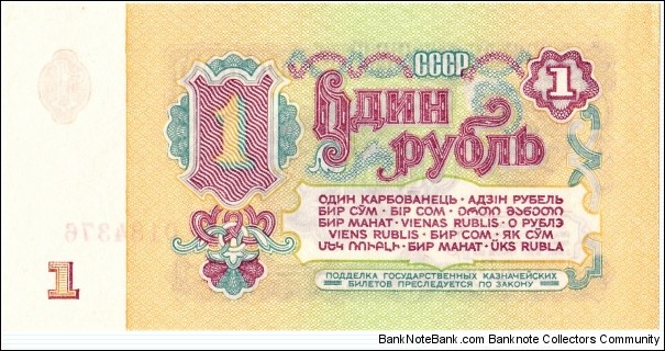1 ruble Banknote