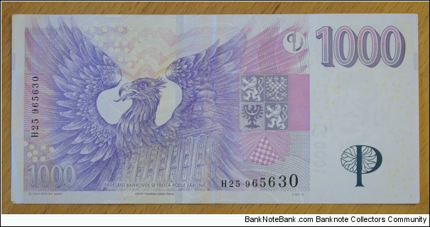 Banknote from Czech Republic year 2008