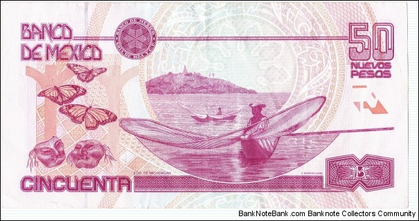 Banknote from Mexico year 1992