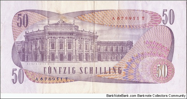 Banknote from Austria year 1970