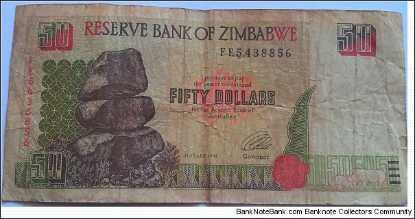 Zimbabwe $50 