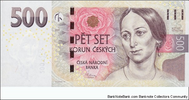Czech Republic P24 (500 korun 2009) Banknote